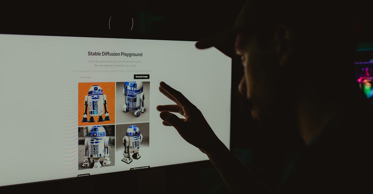 Une interface de recherche Amazon futuriste avec des images de produits générées par IA flottant au-dessus d'un clavier, symbolisant l'innovation.