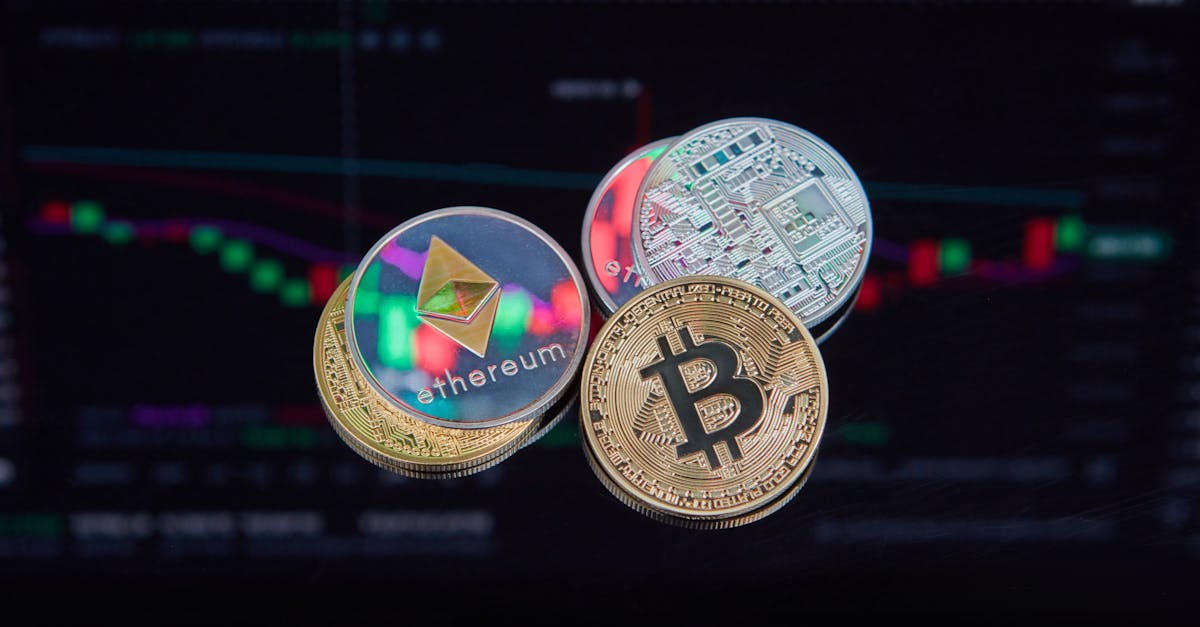 Graphique financier montrant une baisse de valeur avec le logo d'Ethereum et un bâtiment de Harvard en arrière-plan.